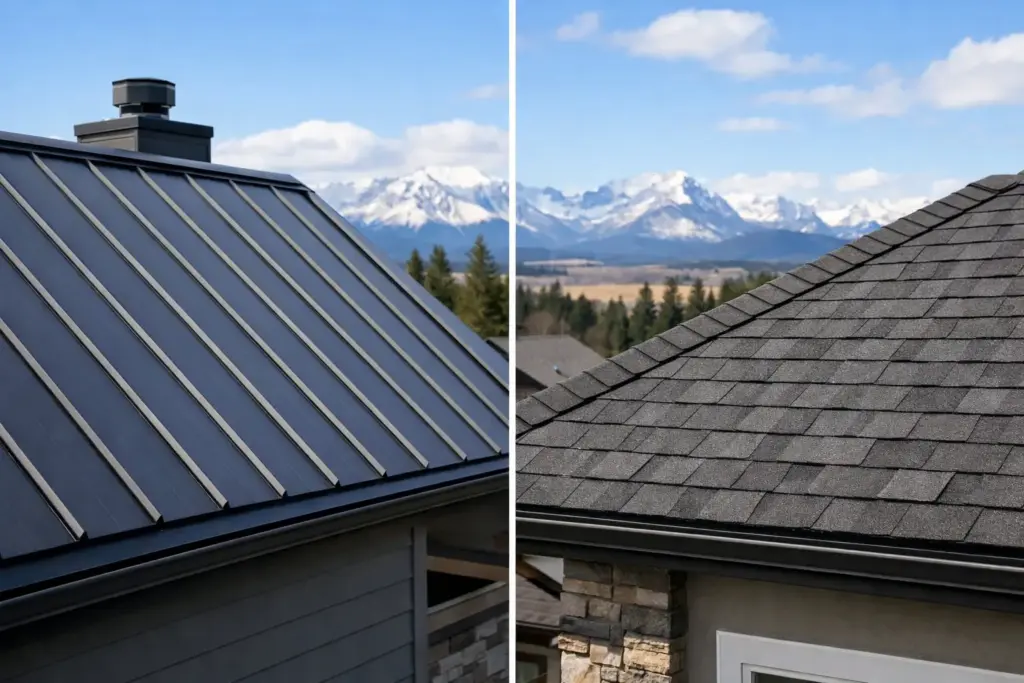 Standing Seam vs Shingles in Alberta