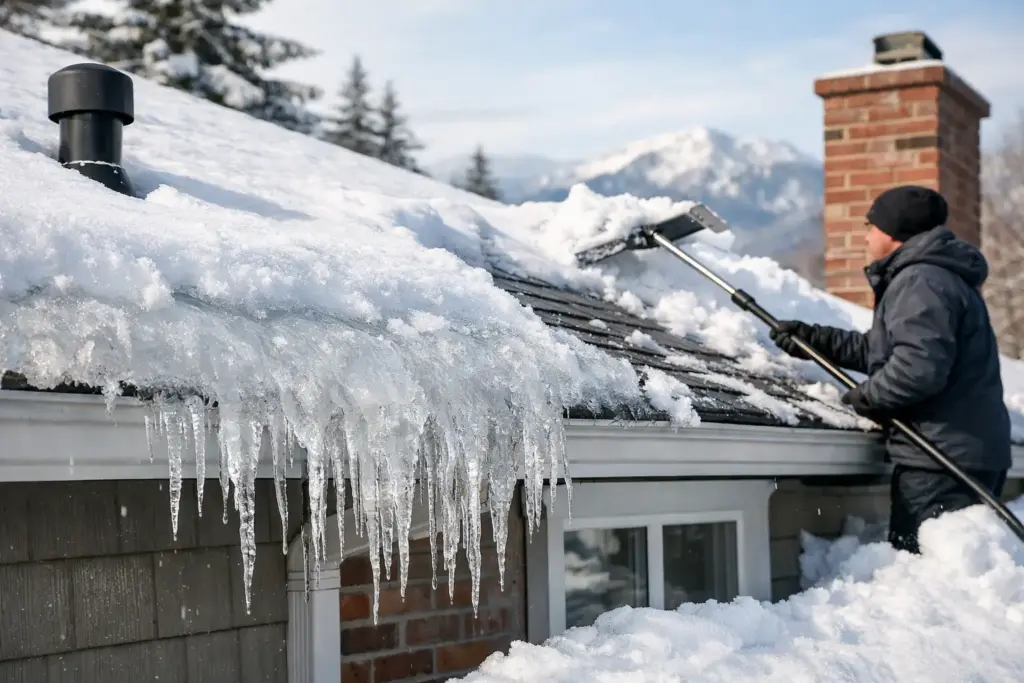How to Prevent Snow Damming on Alberta Roofs