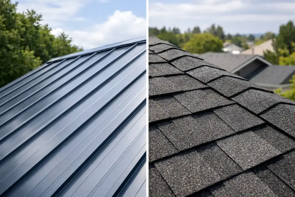 Metal Roof Versus Asphalt Roof: Which Lasts?